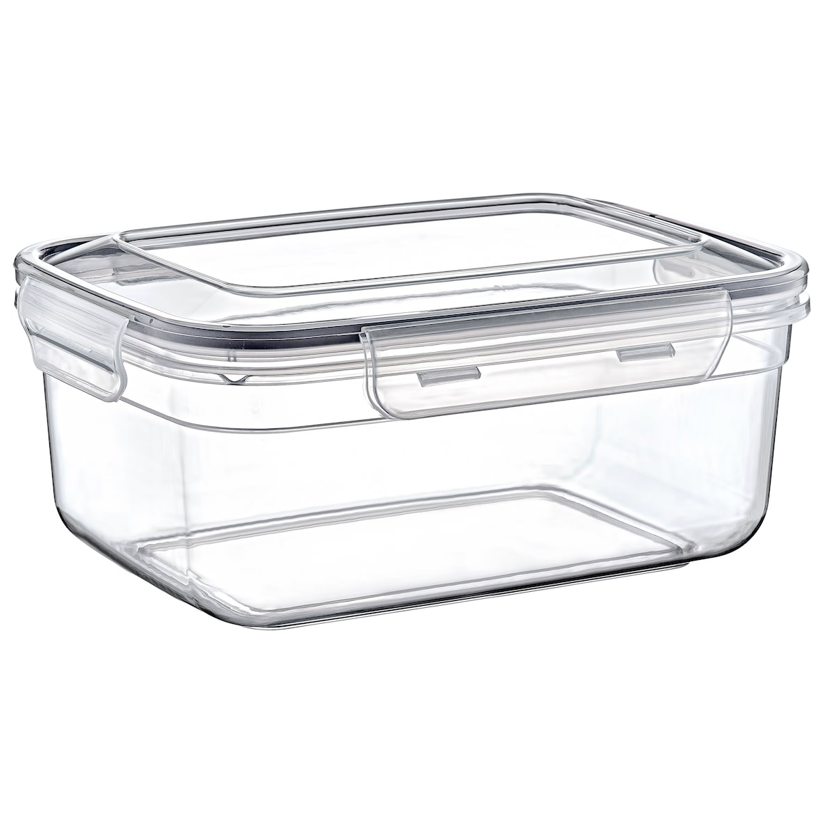 12 Stk. Frischhaltedose mit Deckel und Klickverschluss  2300ml, 23x17x10cm