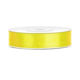 thumbnail of Satin Geschenkband 12mm 5 Farben je 25m lang gelb grün türkis mint schwarz Schleifenband Geschenkverpackung Geburtstag Hochzeit Weihnachten