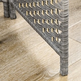 thumbnail of Biombo Dobrável de 6 Painéis Divisor de Ambientes 270x180 cm Ecrã de Privacidade de Polipropileno para Quarto Cinza Misto