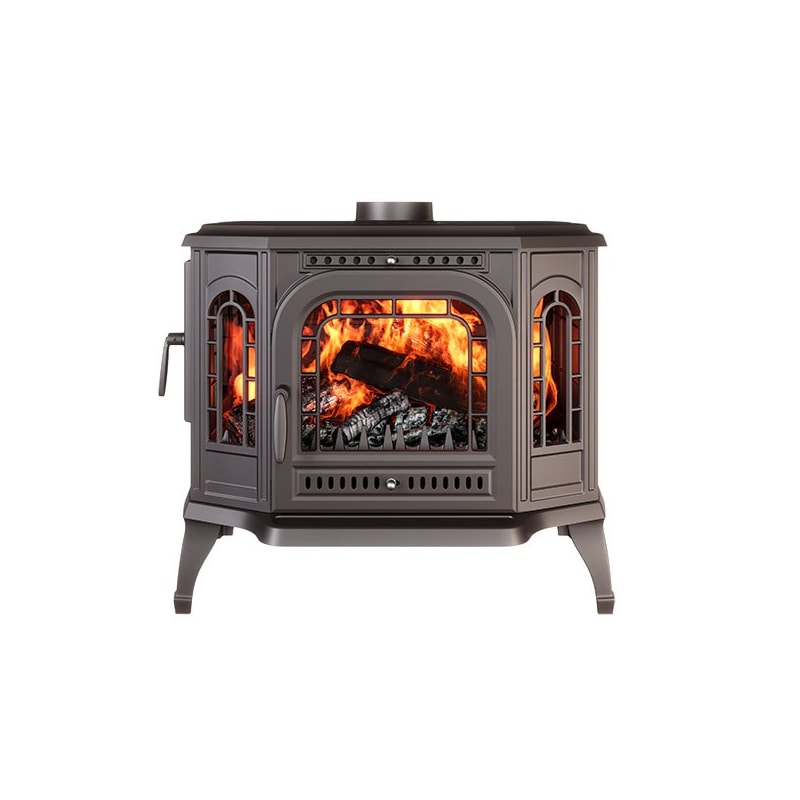 Stufa a legna a libera installazione Apertura sinistra - P7 (10,5 KW) ECO
