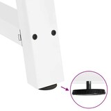 thumbnail of vidaXL Couchtischbeine A-Form 2 Stk. Weiß 70x(30-31) cm Stahl