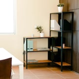 thumbnail of Estante de metal sem parafusos para casa Simonhome click wood mini 3/300 antracite/osb