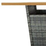 thumbnail of vidaXL 5-tlg. Gartenbar-Set mit Kissen Poly Rattan Grau