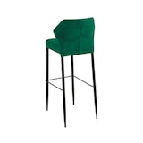 thumbnail of Louis Barhocker Grün, velours gepolstert, feuerhemmend, 50x47x105cm (BxTxH), 52102