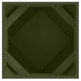 thumbnail of vidaXL Pflanzkübel 2 pcs Olive Grün 50 x 50 x 50 cm Stahl