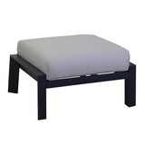 thumbnail of Vacchetti Salotto alluminio Miller 2 posti antracite c/cuscini grigio chiaro 6 pezzi