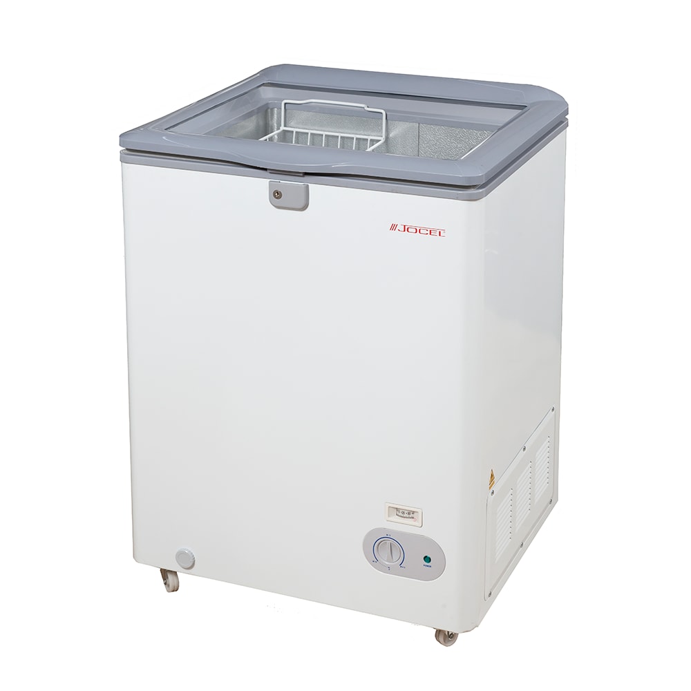 Congelador horizontal porta de vidro, JOCEL, JCHTV-100