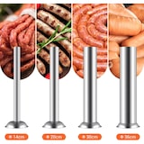 thumbnail of Leevot Insaccatrice Elettrica per Salsicce, 9 Velocità, 10L, Verticale, Acciaio Inossidabile con 4 Tubetti, Casa e Commerciale