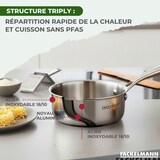thumbnail of Casserole 18 cm en inox 18/10 Triply Fackelmann Vita3