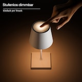 thumbnail of Nuindie mini LED Akku Tischleuchte bronzefarben IP54