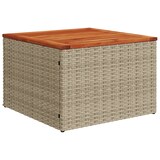thumbnail of vidaXL 9-teiliges Garten-Sofa-Set mit Kissen Beige Poly Rattan Akazie