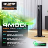thumbnail of Brandson Turmventilator, 12 Geschwindigkeitenstufen, DC-Motor, ECO Modus, Standventilator Ventilator, Timer + 4 Betriebsmodi + inkl. Fernbedienung