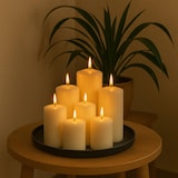 thumbnail of WellHome - Conjunto de velas brancas sem perfume