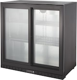 thumbnail of GastroHero Barkühlschrank ECO 230 schwarz 218 Liter Getränkekühlschrank Schiebetüren LED unterbaufähig Umluft