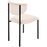 thumbnail of Lot de 2 chaises de salle à manger Gambell en velours Crème