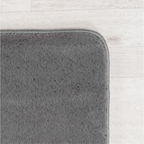 thumbnail of Teppich Flur Einfarbig Pflegeleicht Waschbar Strapazierfähig Wohnzimmer Schlafzimmer Rund Grau 200x200 cm – ISAR von Kadima Design