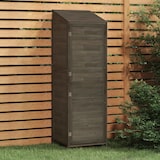 thumbnail of Remise de jardin Anthracite 55x52x174,5 cm Bois de sapin solide Modèle Vega Line Plus