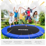 thumbnail of tectake Trampolín Garfunky con red de seguridad  Negro/Azul
