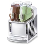 thumbnail of Macchina per sorbetto e creme fredde due vasche da 2 litri colore bianco
