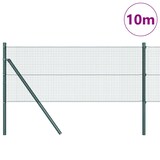 thumbnail of vidaXL Zaunpfosten Grün 10 x 0,6 m (16 x 16 mm Netz) Stahl und PVC