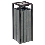 thumbnail of ROSSIGNOL Corbeille carrée 110L + cendrier 1,5L EDEN BRIK