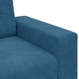 thumbnail of vidaXL | Loveseat | met kussen Blauw Fluweel