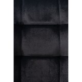 thumbnail of DELUKE® Esszimmerstuhl VOUL - Schwarz, Samt Gesteppter Polsterstuhl Küchenstuhl mit Bodenschonern Esszimmerstühle Stuhl Küche