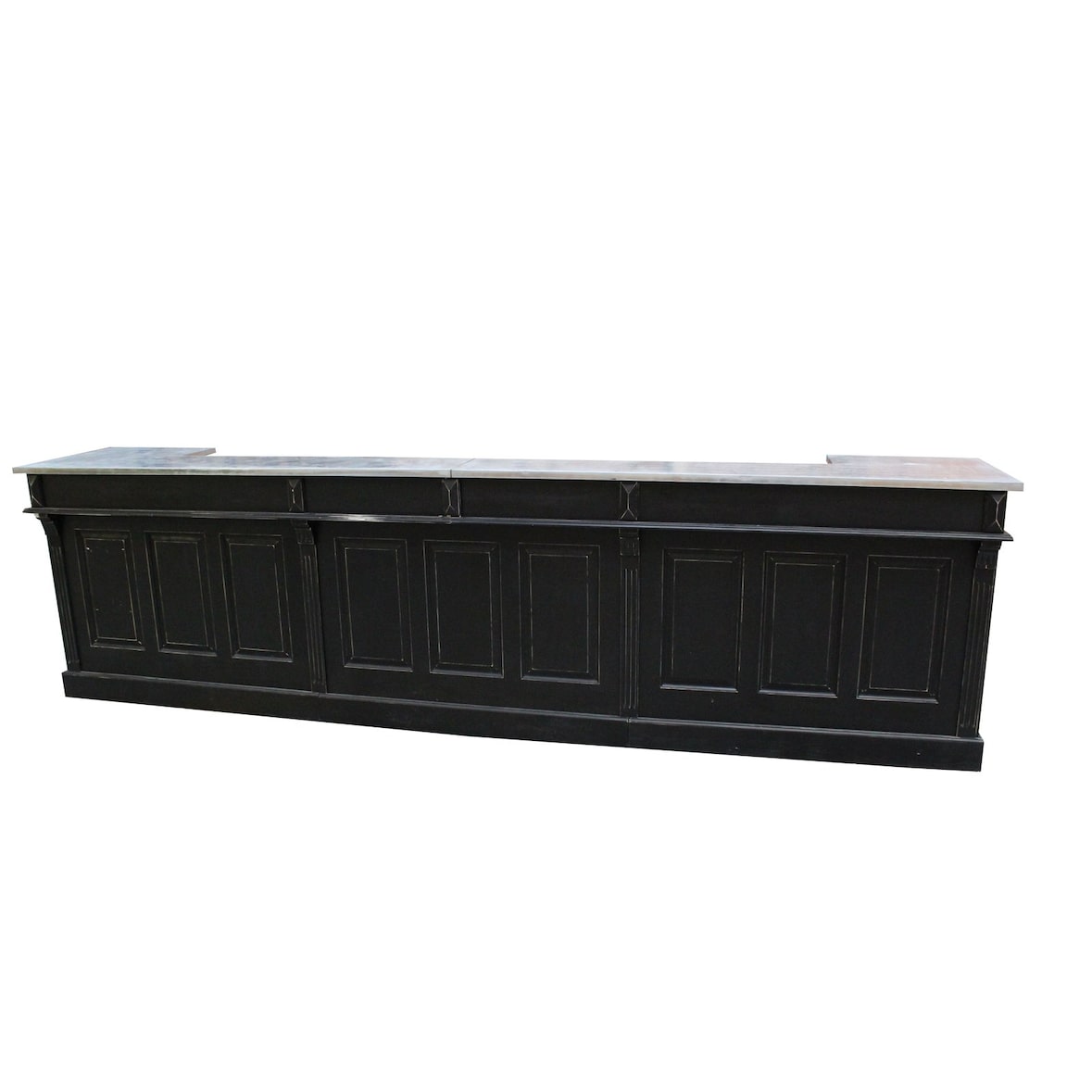 Bar plateau tôle zinguée 400 X 66 X H110