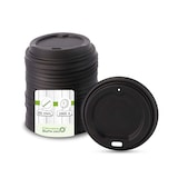 thumbnail of greenbox - CPLA-Deckel Ø 80 mm, schwarz, Trinköffnung, 1000 St.