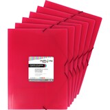 thumbnail of Conjunto de 6 pastas com elásticos em polipropileno, cor menta