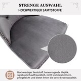 thumbnail of Merax Esszimmerstuhl (6 St), 6er Set Polsterstuhl Wohnzimmerstuhl Küchenstühle, Beine aus Edelstahl, grau