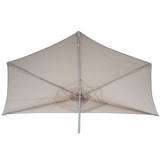 thumbnail of Ombrellone Parla, ombrellone da balcone, UV 50+ poliestere/alluminio 3kg ~ 270cm crema senza supporto