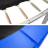 thumbnail of tectake Trampolino con rete di protezione  Nero/Blu