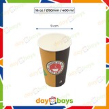 thumbnail of DayBays 5000 Stk. Kaffeebecher 16oz/400ml Ø9cm " Coffee To Go Becher " Pappe mit PE-beschichtet
