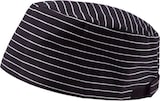 thumbnail of 181 - Kochmütze American : Nadelstreifen 100% Baumwolle 230 g/m² (11)