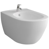 thumbnail of Alpenberger Hänge Bidet aus Sanitärkeramik | mit Hahnloch und Überlaufschutz | Wand-Bidet Dusch-WC  | Befestigungssatz für Montage| Made in EU