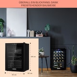 thumbnail of Klarstein Shiraz 20 Uno Weinkühlschrank 53l 20Fl Touch-Bedienfeld 5-18°C Schwarz