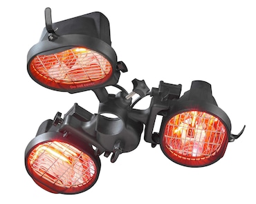 Stufa elettrica da esterno Eurom per ombrelloni 1500W