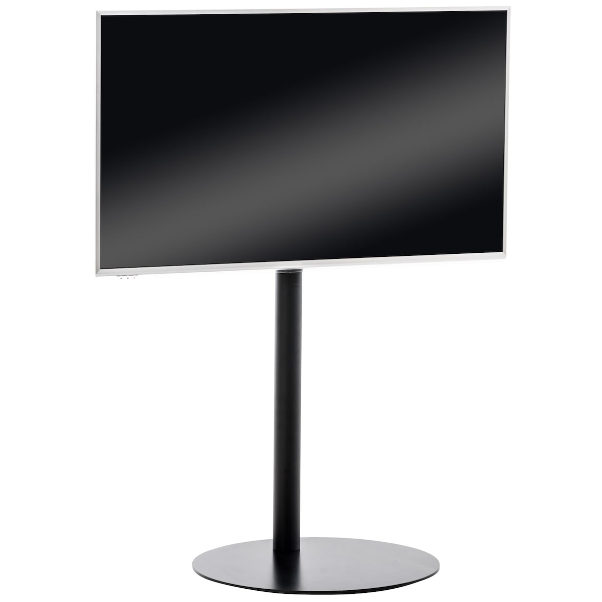 Soporte De Pie Para TV De Plasma De 32 - 65" Redonda/Negro mate