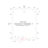 thumbnail of Chambre froide positive avec groupe 2400x3000x2200 - 120 mm - Combisteel