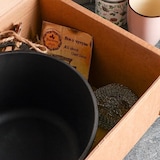 thumbnail of Schmortopf aus Gusseisen – 5 Liter – Kochen im Freien – Grillpfanne aus Gusseisen – Schwarz