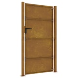 thumbnail of Puerta de jardín acero corten 105x180 cm