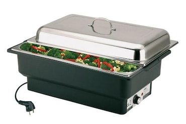 Aps- Eco - Chefing dish elettrico cm 63x36xh29 da 8,5 litri nero.