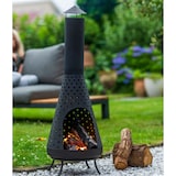 thumbnail of Lareira exterior RedFire Napa – metal com revestimento preto – Ø35 cm – altura 108 cm – preto