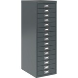 thumbnail of Bisley Multidrawer Schubladenschrank aus Metall mit 15 Schubladen DIN A4 ohne Sockel - Farbe: Anthrazitgrau