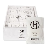 thumbnail of 250x Hotelseife einzeln verpackt Weiss rund Ø 4 cm Schlauchbeutel Seife Gästezimmerseife Hotelzimmerseife