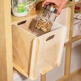 thumbnail of HMF Aufbewahrungsbox aus Holz zum Zusammenstecken, 2er Set, passend für Kallax, 32 x 32 x 32 cm, Weiß