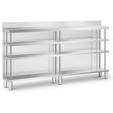 thumbnail of Royal Catering - Royal Catering Meuble bar comptoir - inox - 200 x 30 x 105 cm Comptoir de bar Plan de travail professionnel Table de travail en