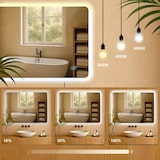 thumbnail of Specchio da bagno Jericho 70x100 cm