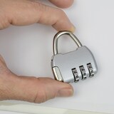 thumbnail of HMF Deko Zahlenschloss Vorhängeschloss, 3-Stellig, 4,3 x 3,5 x 1,2 cm, Silber